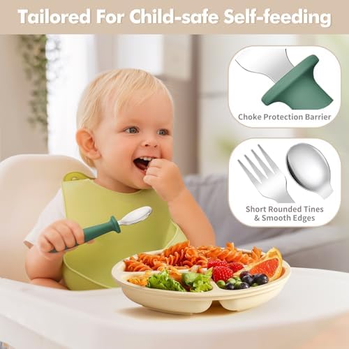 DRKIO Toddler Safe Utensils Set