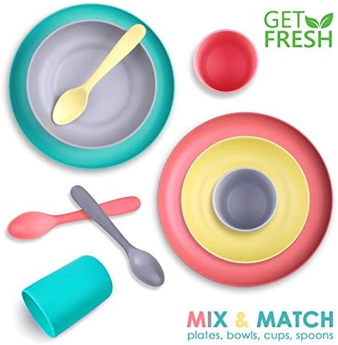 Reusable Bamboo Kids Spoons Set Eco-Friendly Baby Hands for Everyday Meals
