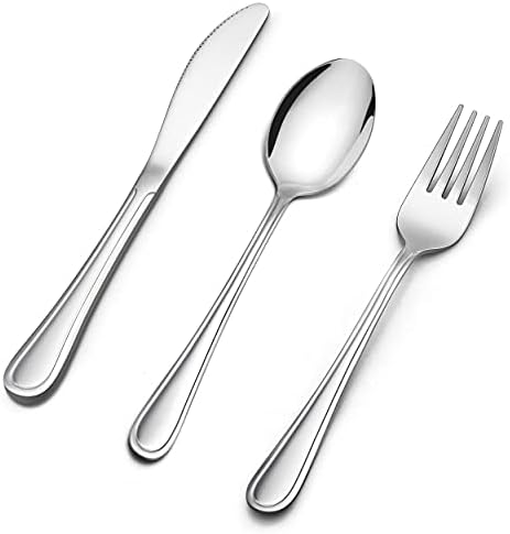 LIANYU 15-Piece Kids Silverware Set for Toddlers