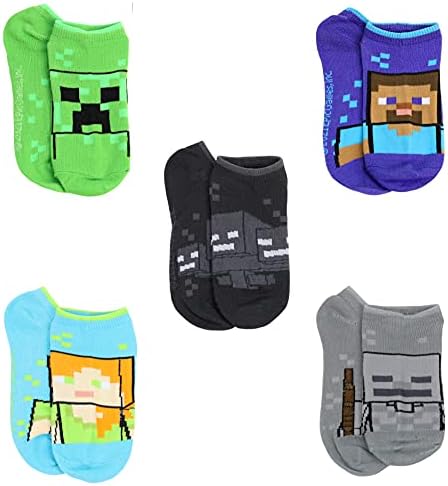 Minecraft Boys Calf Socks