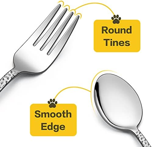 Sturdy 14-Piece Kids Silverware Set
