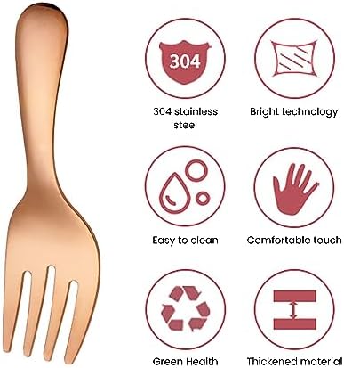Grebest Durable Stainless Steel Baby Spoon