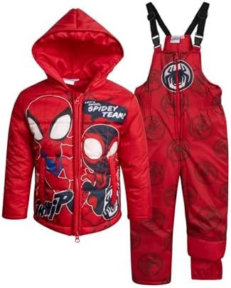 Marvel Kids Winter Snow Suit Set Spider Gwen Miles Spider-Man