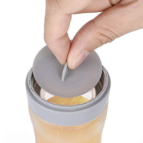 Haakaa Silicone Baby Food Feeding Spoon Grey