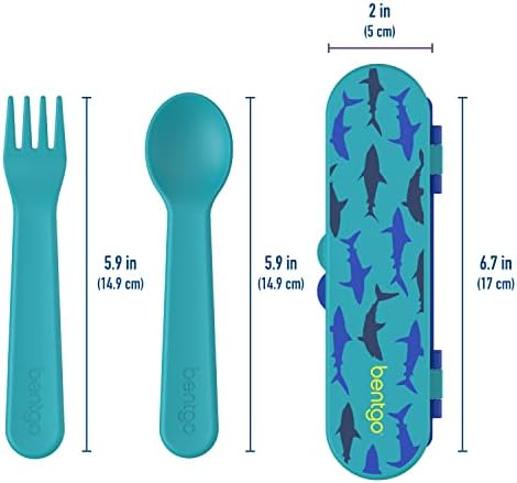 Bentgo Kids Reusable Plastic Flatware Set