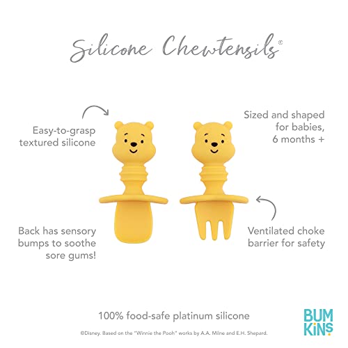 Disney Baby Bumkins Silicone Utensils Set for 6 Months