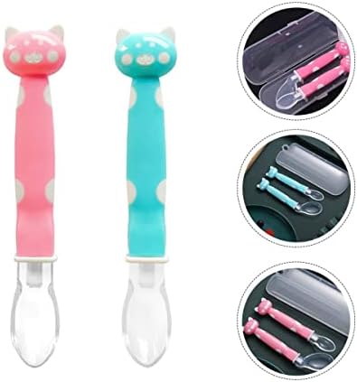 Safe Durable Cartoon Silicone Spoons for Kids