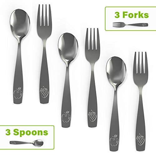 6-Piece Kids Cutlery Set for Toddlers
