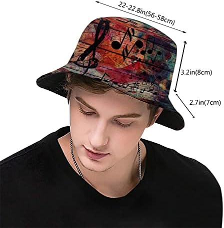 Musical Note Bucket Hat - Fun Stylish Summer Essential