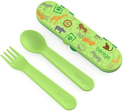 Bentgo Kids Utensil Set - Durable Lunchtime Accessories with Storage