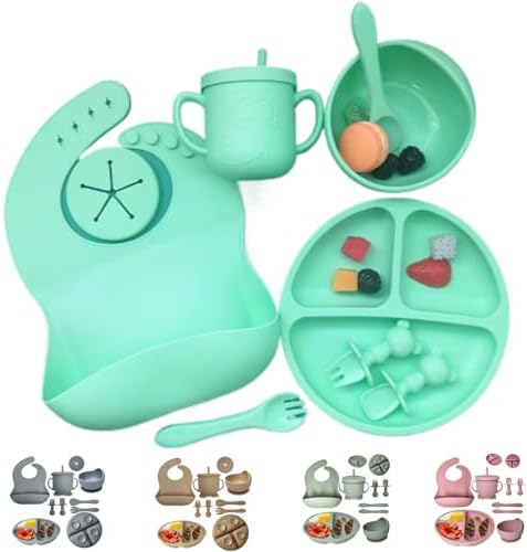 8-Piece Baby Feeding Set for Led Weaning