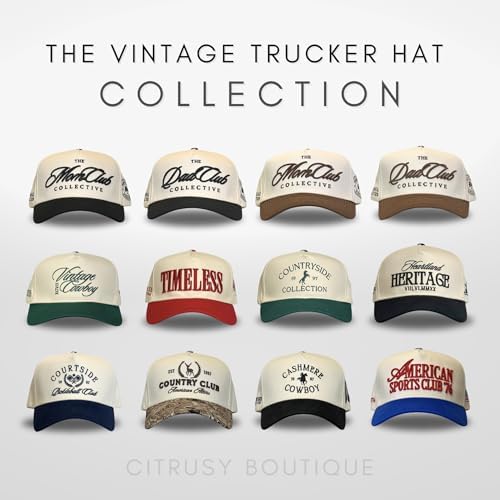 Vintage Two-Tone Country Trucker Hat