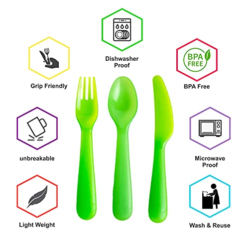 Perfect Kids Plastic Dinnerware Set