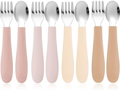 Coix Foam toddler utensils - Love Safe and Durable for Little Ones