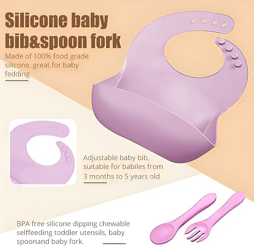Silicone Baby Feeding Set - Durable ventilation for 3 months