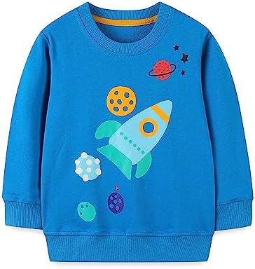 CM-Kid Toddler Boys Elephant Shark Sweatshirt