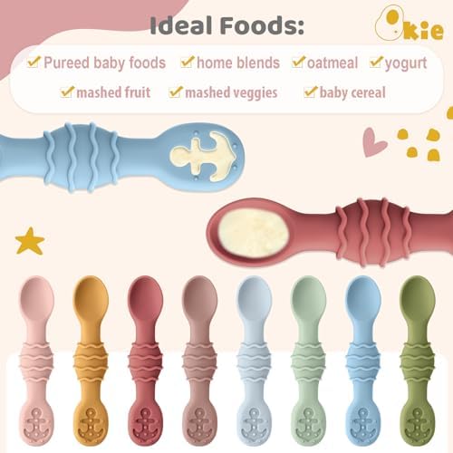 Perfect Silicone Baby Spoon Essential Baby Essentials for Infants Toddlers