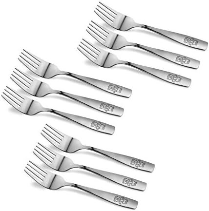 9-Piece Safe Stainless Steel Kids Flatware Set