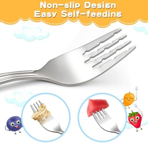 Fun Safe and Durable Toddler Flatware Set Perfect for Every Meal