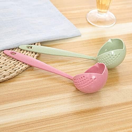 2 in 1 Long Handle Soup Spoon 24PCS Random 2pcs
