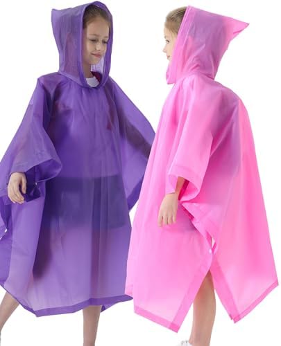 Waterproof EVA Rain Poncho for Kids