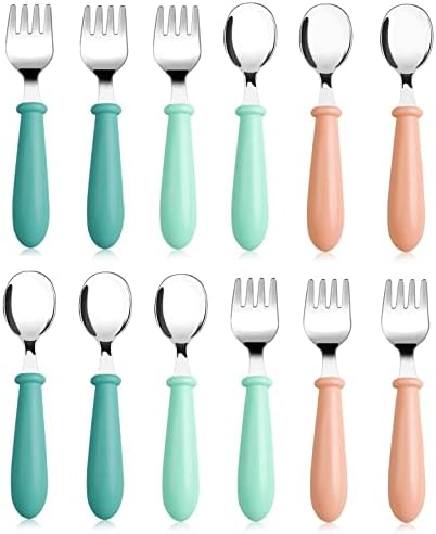 Sturdy 12-Piece Toddler Flatware Set