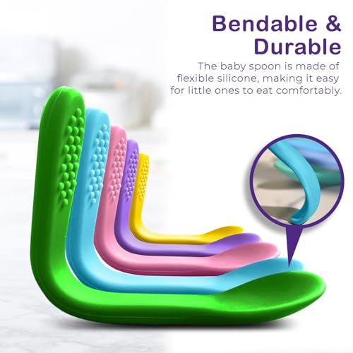 Silicone Baby Spoon First Stage