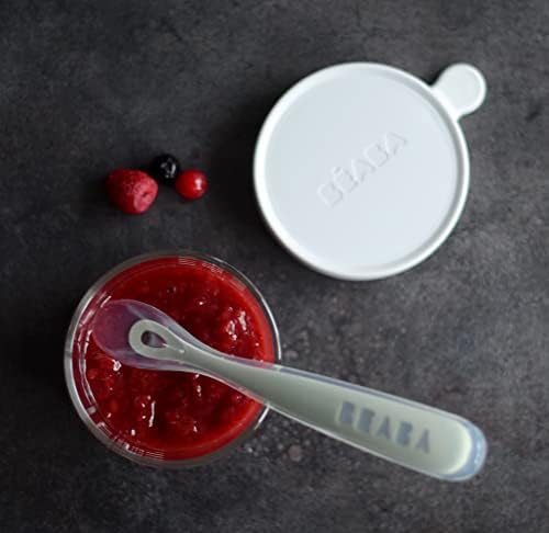 BEABA Babys First Foods Spoon Set with Travel Case