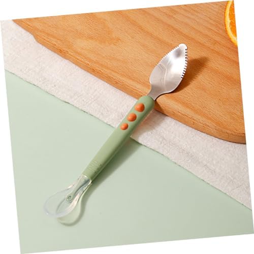 Abaodam Fresh Food Feeder 2-Piece Silicone Spoons for Babies