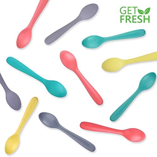 Reusable Bamboo Kids Spoons Set Eco-Friendly Baby Hands for Everyday Meals