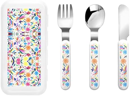 Mexican Otomi Animals Ready to Eat Utensils Set