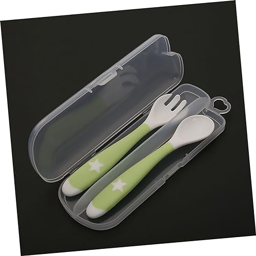 Ifundom Silicone Spoon Holder - Durable Baby Tool Storage Box