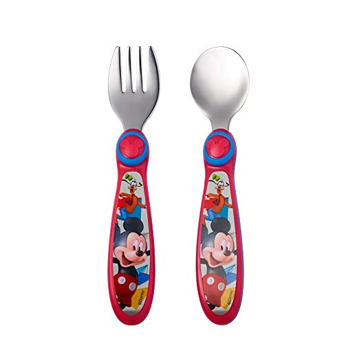 Disney The First Years Baby Mickey Mouse Flatware Set