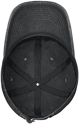 Trendy Adjustable Baseball Hat for Men Women Four-Season Outdoors Black