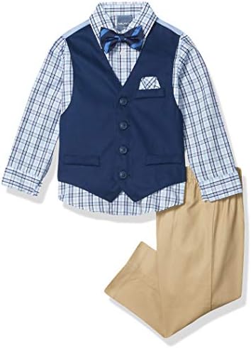 Adorably Tailored 4-Piece Formal Suit Set For Boys