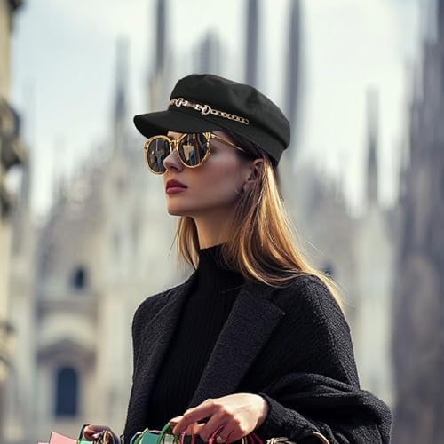 Mladahat Adjustable Newsboy Cap for Women Modern and Stylish