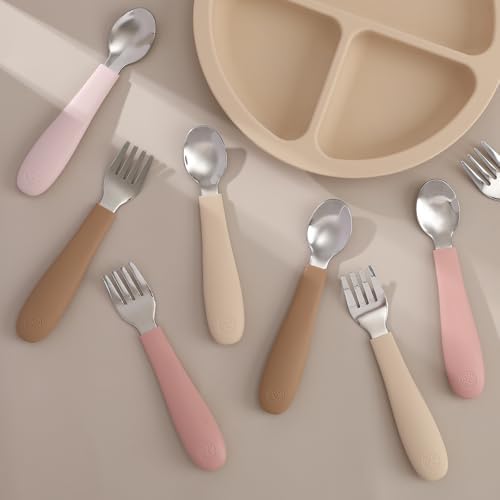 Coix Foam toddler utensils - Love Safe and Durable for Little Ones