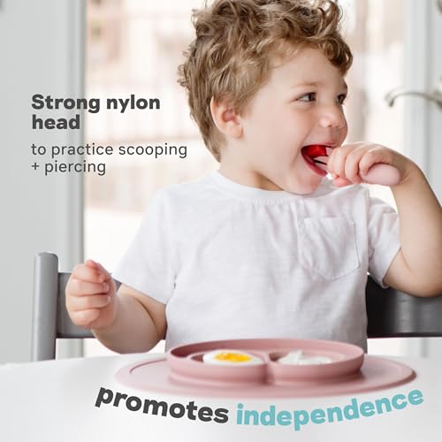 EZPZ Mini Utensils - 100 BPA Free Toddler Set