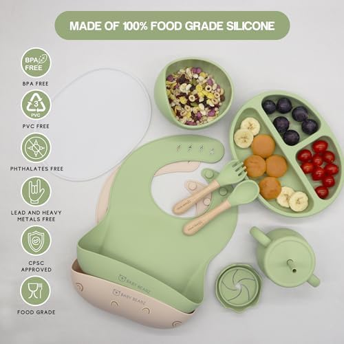 Adjustable Silicone Baby Feeding Set