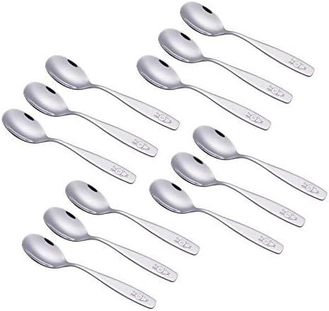 Annova Kids Flatware Set 12-Spoon Stainless Steel for Kids
