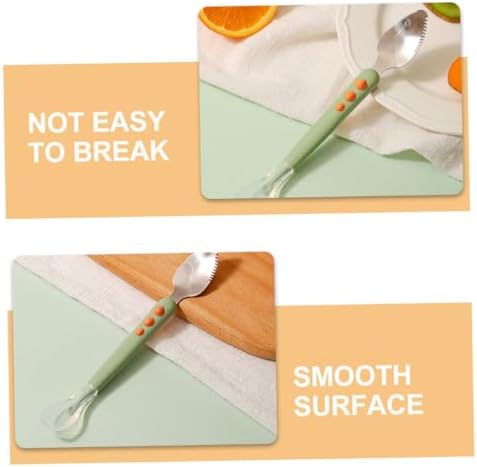 Double Ended Silicone Feeding Spoon for Baby Food and Puree