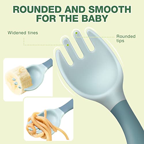 CHENGU Toddler Utensils Flatware Set
