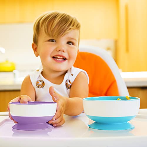 Munchkin Gentle Dip Spoon Stay Put Suction Bowl Set 3 Packs