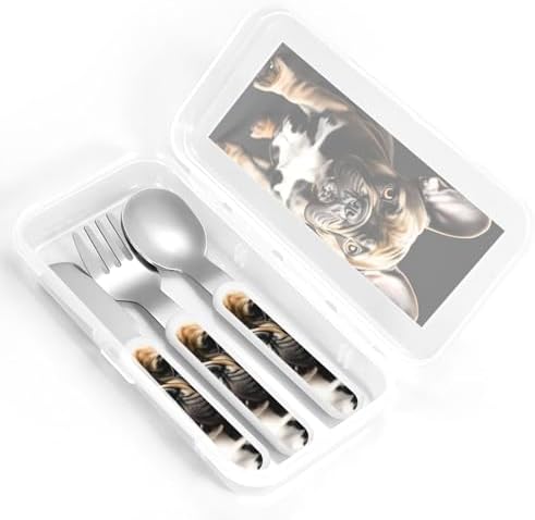 Sturdy Flatware Set with Travel Case for Formal Events