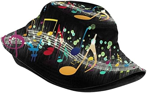 Kicoyuaz - Musical Note Bucket Hat - Lightweight Summer Shade