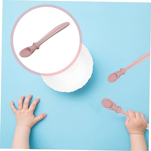 RORPOIR Flexible Silicone Learning Spoon for Weaning