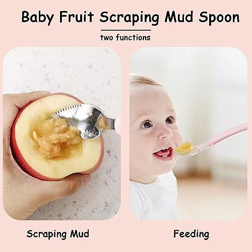 Double Head Baby Silicone Food Spoon Green