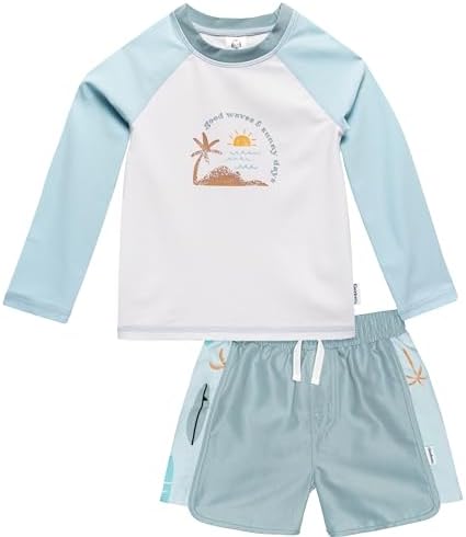 Effortlessly Swim Smart Gerber Toddler RashGuard Set