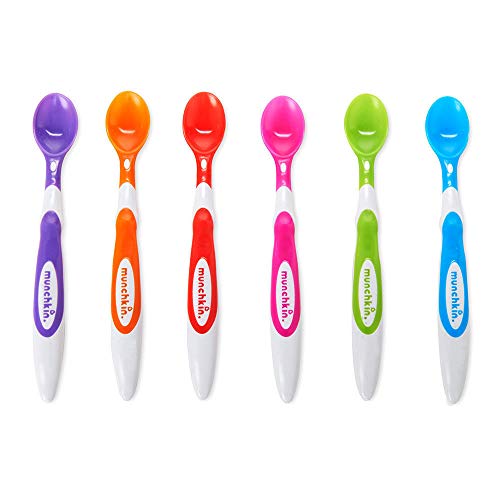 Munchkin 10062 Soft-Tip Set of 6 Ergonomic Baby Spoons