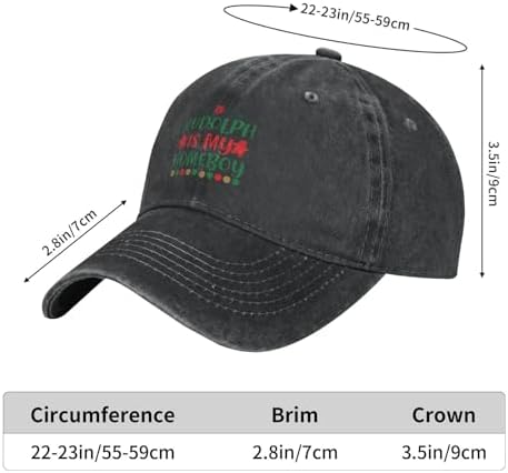 Trendy Adjustable Baseball Hat for Men Women Four-Season Outdoors Black
